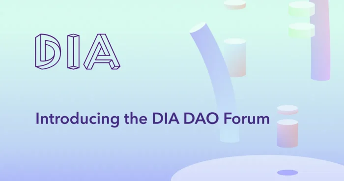 Introducing the DIA DAO Forum