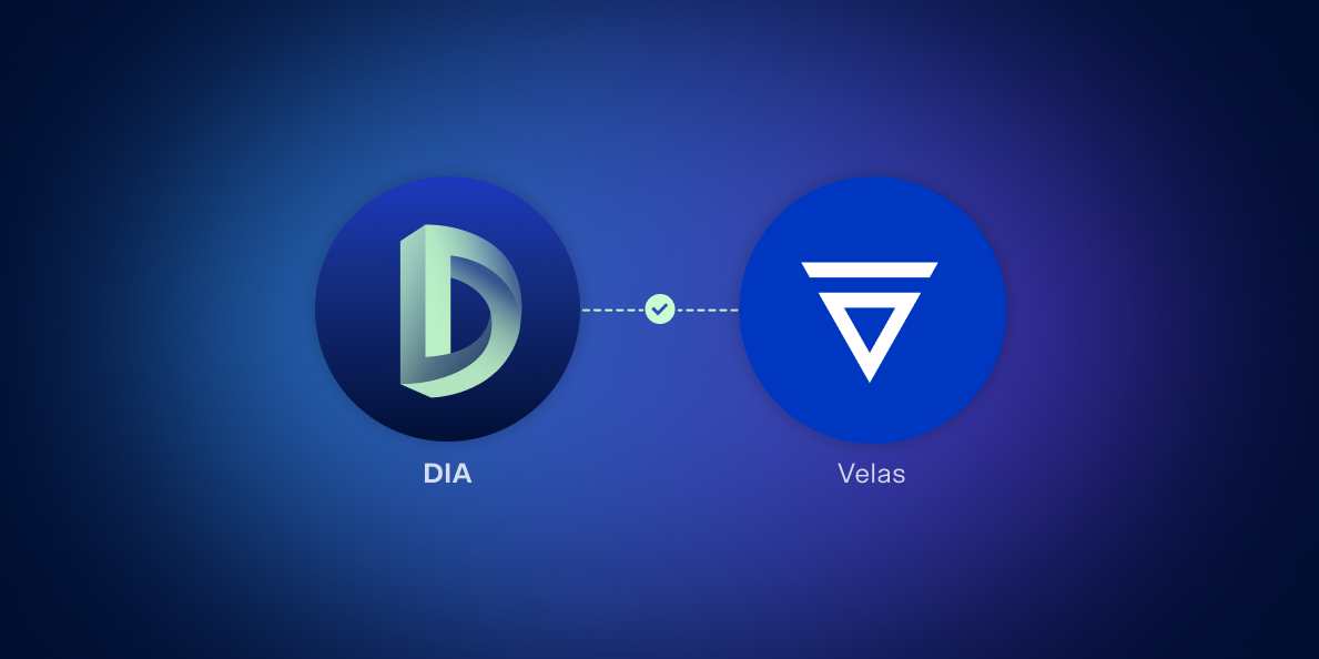 Hello Velas: DIA’s Oracles are Live on the Velas Blockchain